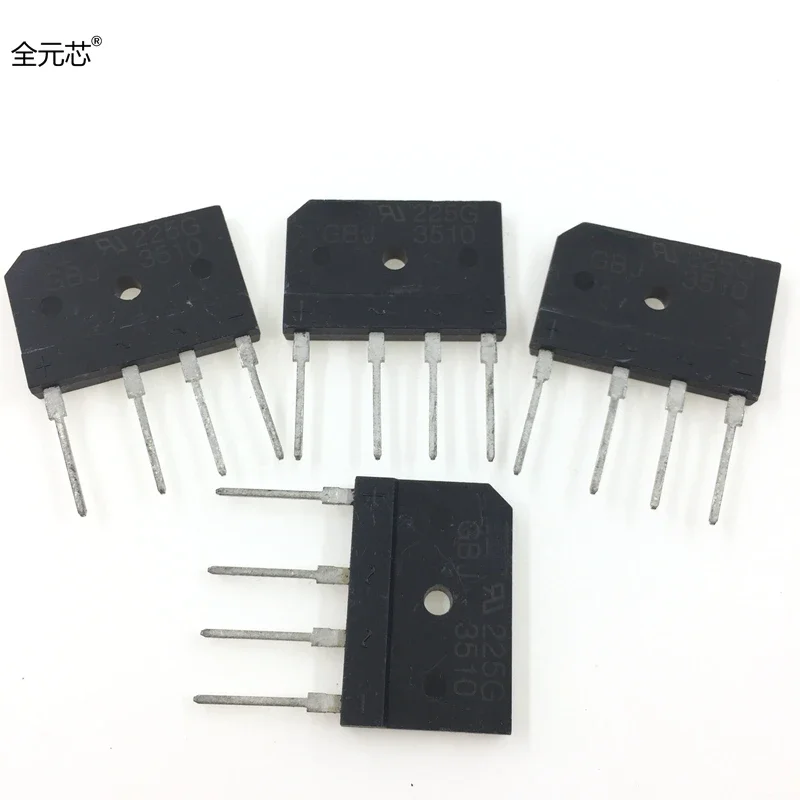 50PCS/LOT GBJ3510 Rectifier bridge Flat bridge Common rectifier device for induction cooker Bridge stack  35A/1000V