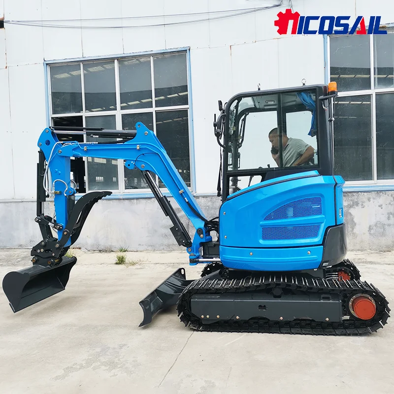 سعر المصنع حفارة صغيرة 2.6 طن EPA Kubota محرك حفار مدمج صغير Escavatora حفارة صغيرة محمولة متعددة الوظائف
