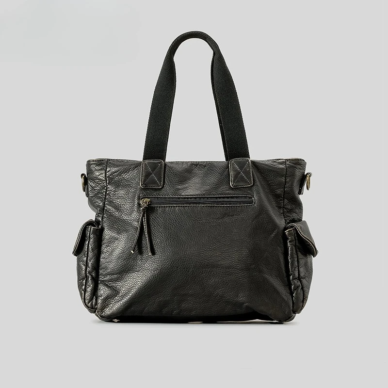 خمر بو الجلود حمل الحقائب سعة كبيرة حقائب الكتف Crossbody للنساء حقائب اليد الفاخرة للسيدات حقيبة ركاب السفر #4