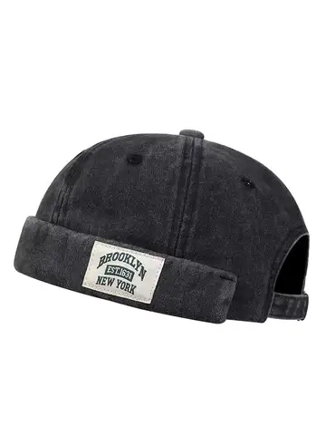 Men Women BROOKLYN New York Hat Autumn Fashion Beanies Caps Cotton Adjustable Beanie Hats Fashion Street Melon Caps Unisex