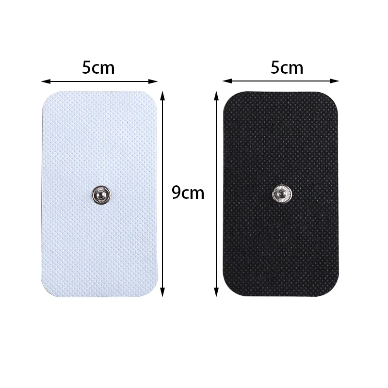 5*9cm Reusable Electrode Pads for TENS Machine EMS Acupuncture Adhesive Patch Button Body Muscle Massager