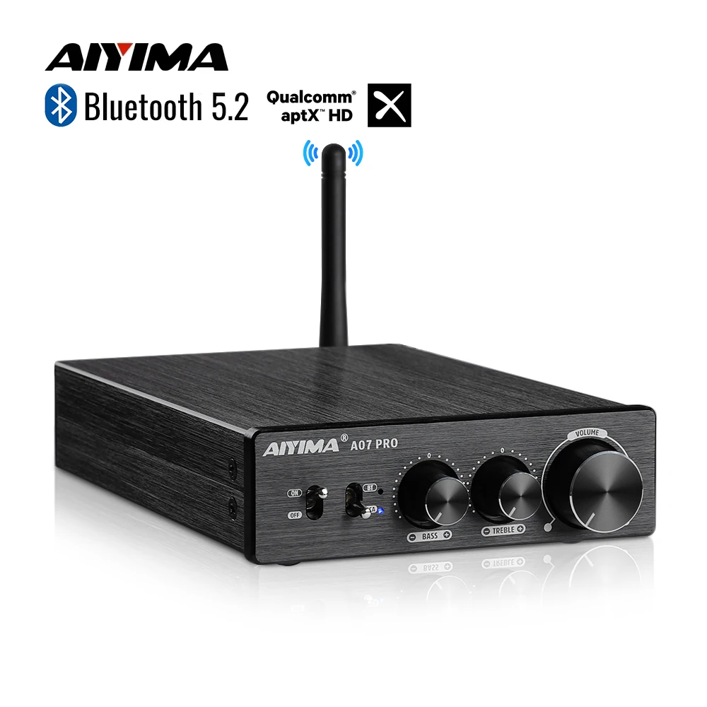 AIYIMA TPA3255 wzmacniacz mocy Bluetooth A07 PRO A07 wzmacniacz audio 2.0 głośnik stereo wzmacniacze HiFi Amplificador Amp 300Wx
