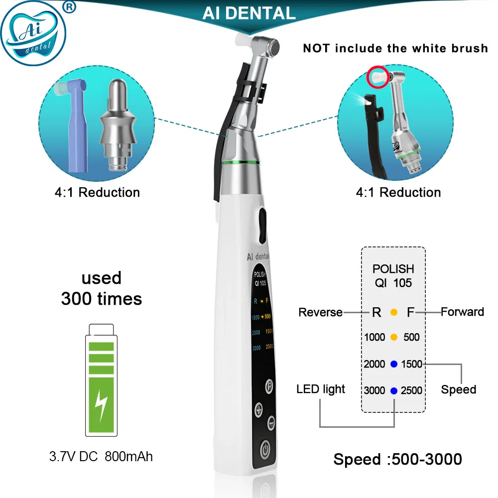 Profiláctico Dental eléctrico para el cuidado bucal, Endomotor de reducción 4:1, extraíble, pulidor de dientes, blanqueamiento, AI-PA-F4/P4