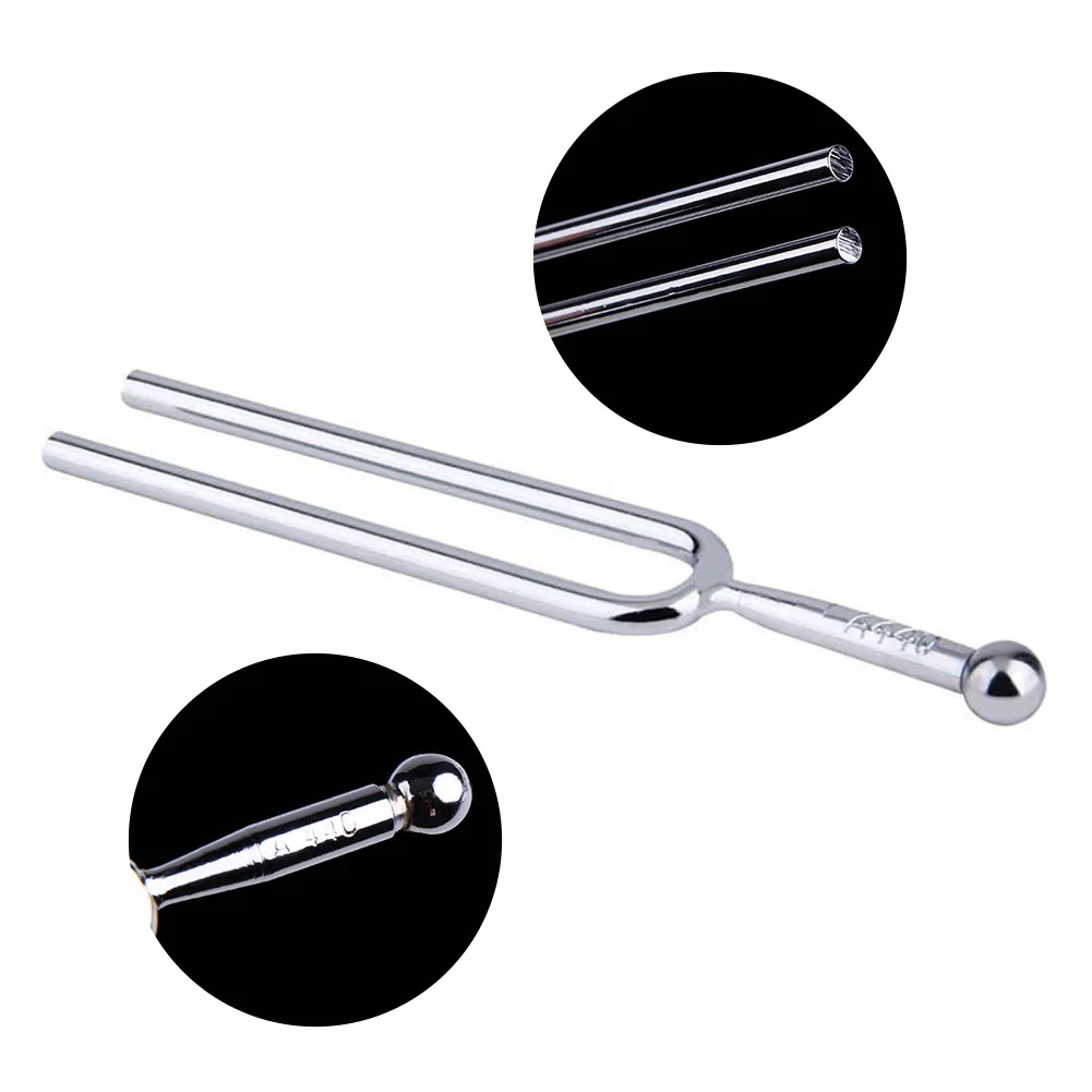 440Hz A Tone Tuning Fork Lightweight Stainless Steel Medical Tuning Fork Portable Durable with Storage Box for Musician Suppiles