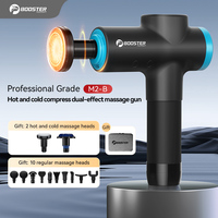 Booster M2-B Massage gun 4000 mAh Deep Tissue Percussion Muscle Massager Handheld Body Back Electric Massager for Fitness