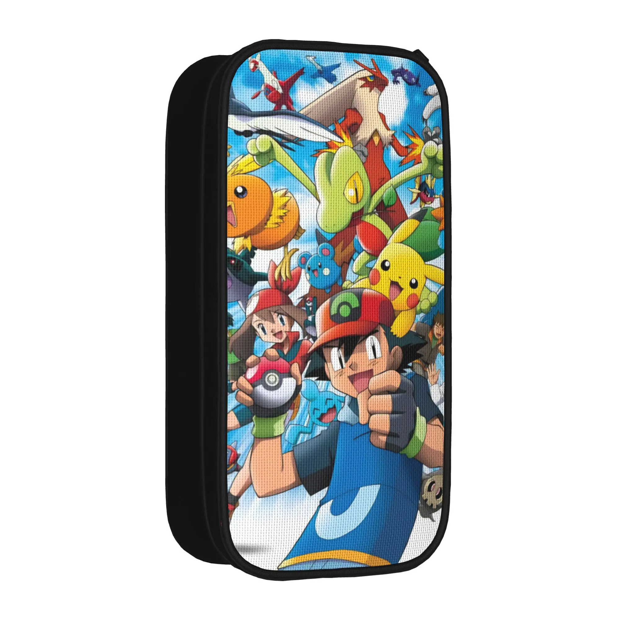 

Cute Pokemoned Pencil Case Cute Game Pencilcases Pen Holder Big Capacity Pencil Bags School Supplies Gifts Stationery