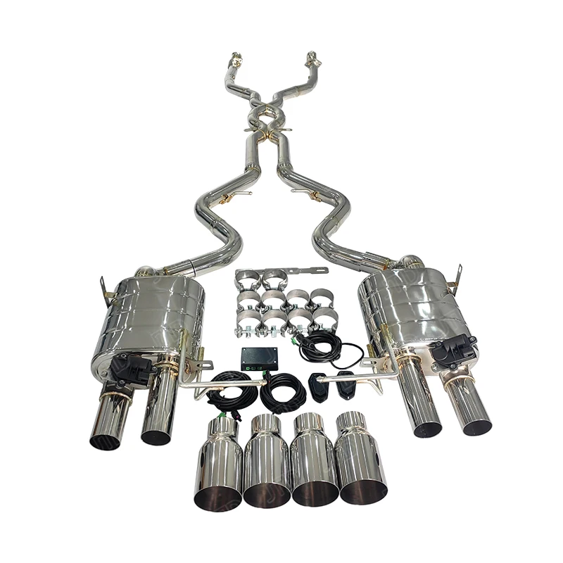 

JTLD High Performance Other Engine Part 304 Stainless Steel Car Exhaust System With Remote Control For BMW E92 M3
