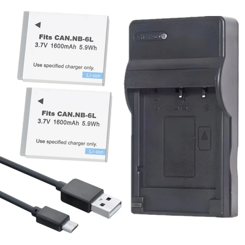 Аккумулятор или зарядное устройство для Canon NB-6L S90 S95 S120 D10 D20 D30 SD770IS SD980IS SD1200IS SD1300IS SD3500IS SD4000IS Digital IXUS 105