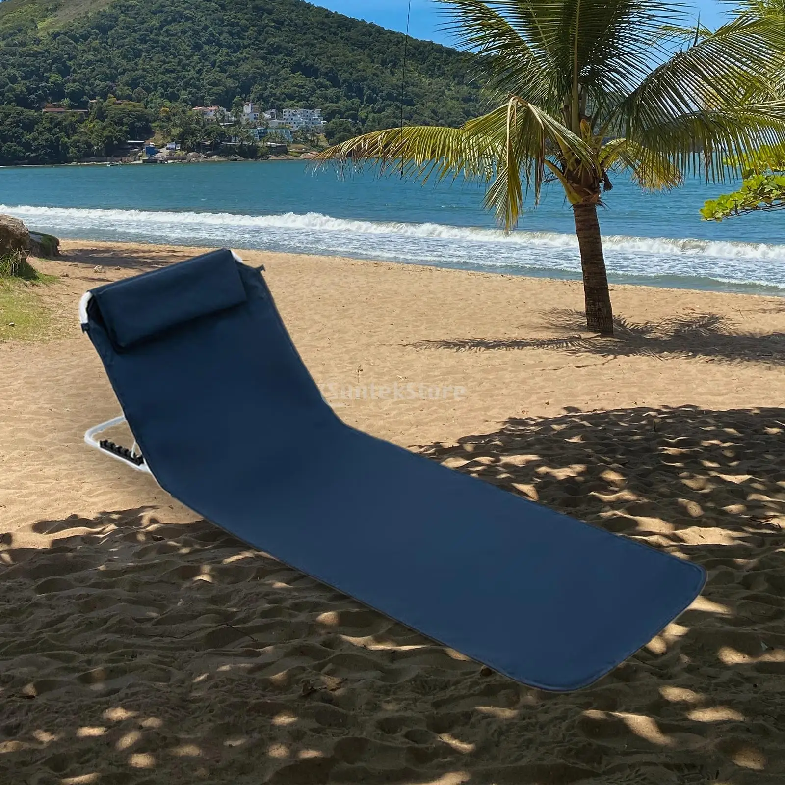 Chaise de sol pliante portable avec dossier, chaise de camping pratique, polymères de salon, plage, pique-nique, randonnée, jardin, barbecue