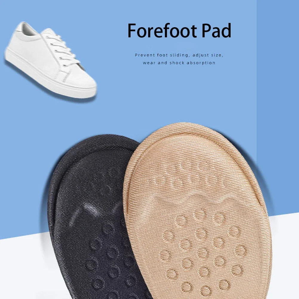 Half Insoles for Shoes Inserts Forefoot Insert Non-slip Sole Cushion Reduce Shoe Size Filler High Heels Pain Relief Shoe Pads