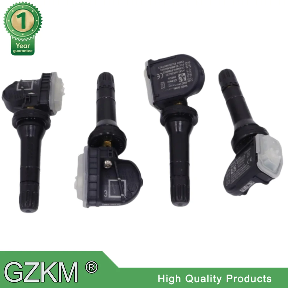 

4pcs Tire Pressure Sensor EV6T-1A180-DC EV6T-1A150-CB For Ford Fiesta MK6 VI 2014-2025 Ford Focus MK3 III 2010-2018 433 MHz