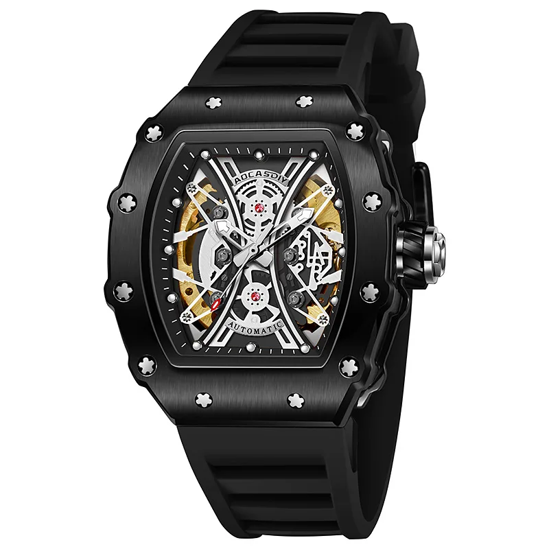 Classic Luxury Watch for Man Multifunction Sports Waterproof Luminous Casual Clock Automatic Mechanic Watches