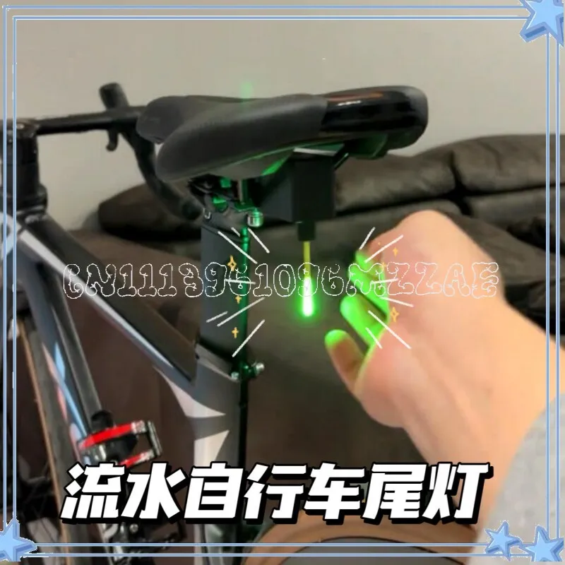 Bike Night Tail Lights Water Drop Water Lights Road Bike Warning Cycling Equipment Bicycle Night Riding Lights Accessories