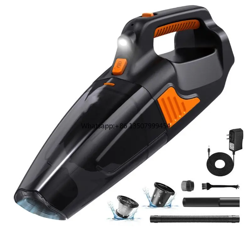 

15000Pa High Suction Wireless Hand Vacuum Cleaner Cordless Low Noise Portable Pet Hair Removal Vacuum