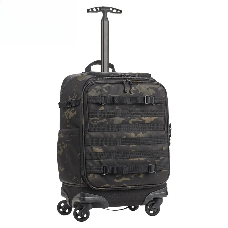Outdoor camera bag double shoulder can carry suitcase durable universal wheel boarding case multi-function large capacity