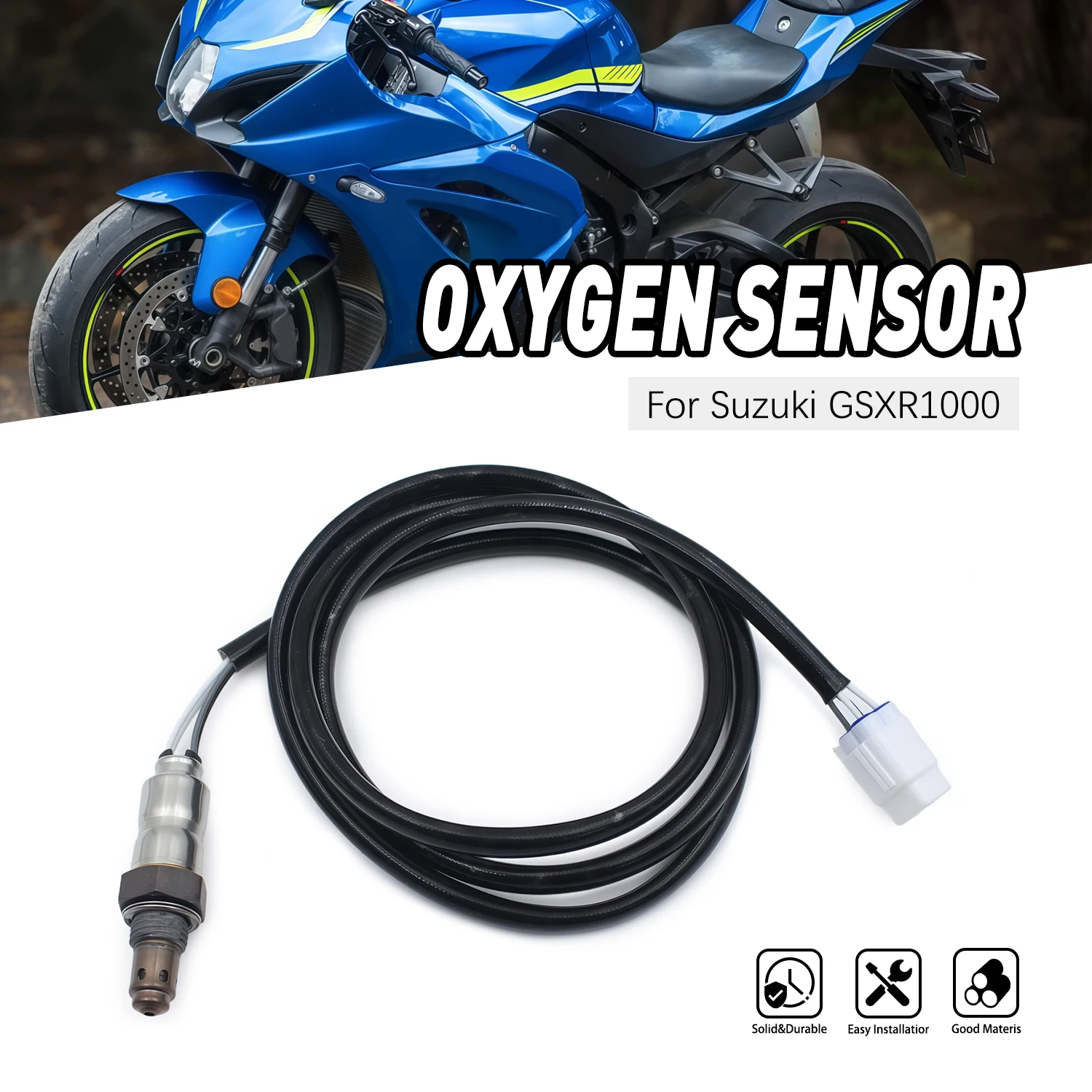 

For Suzuki GSXR1000 Bandit 1250S SFV650 GSXR750 Motorcycle Accessories Motorbike Oxygen Sensor 1821318H00