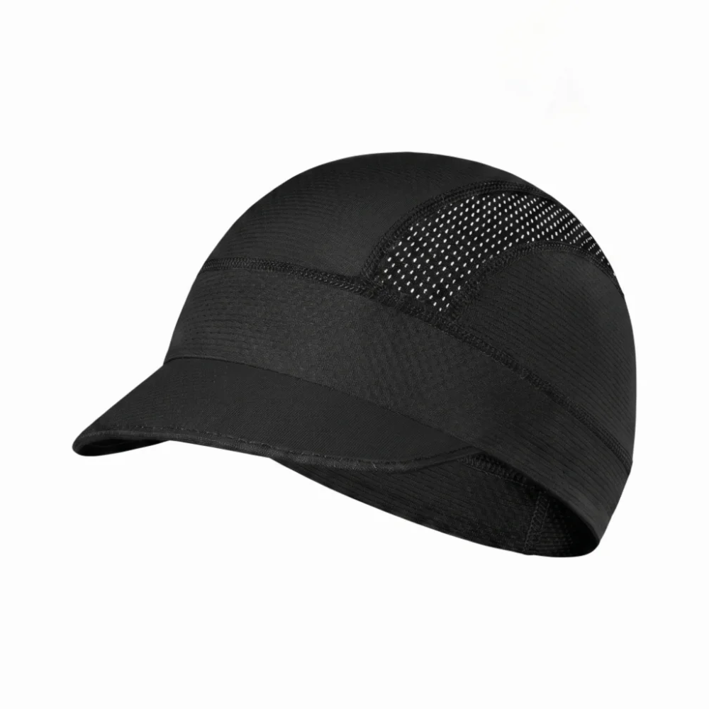 Breathable Mesh Cycling Caps Small Brim Sweat Absorption Sports Sunhat Polyester Material Thin Design Quick Dry Hat