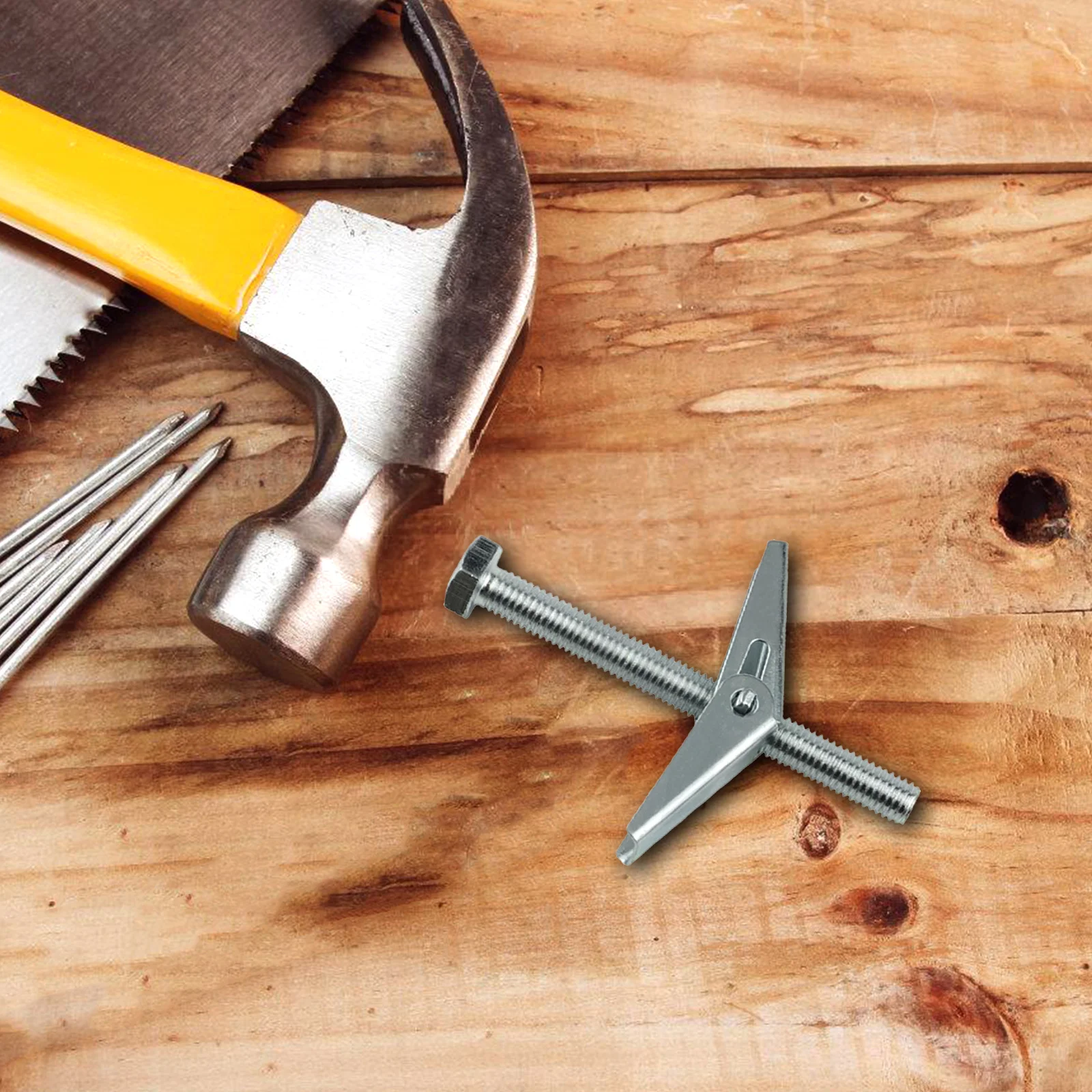 

12Pcs Aircraft Expansion Hardware Heavy Duty Wall Anchors Toggle Fixings for Gypsum Board Secure Mounting of Heavy Decorations