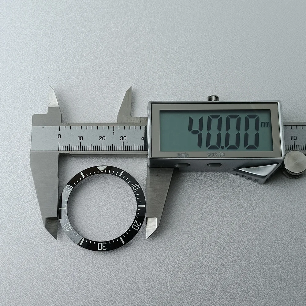 Наклонная Керамическая рамка 40 мм * 31,5 мм и вставка для часов для дайвинга, Сменные вставки для циферблата