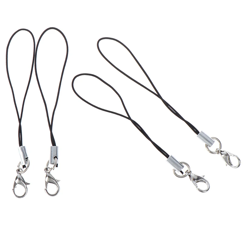 5/10Pcs Lanyard Lariat Cords Lobster Clasp Rope Keychains Hooks Mobile phone Strap Charms Keyring Bag Accessories Key Ring