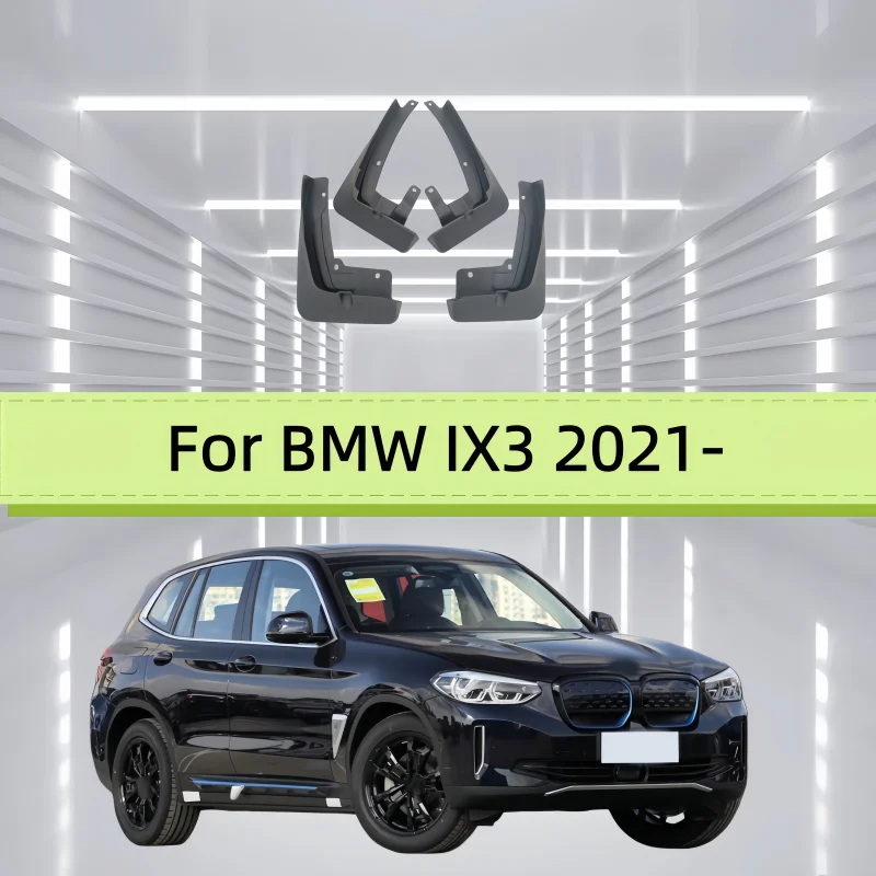 Auto-Schmutzfänger für BMW IX3 2021 – Schmutzfänger für Vorder- und Hinterräder, Spritzschutz, Zubehör