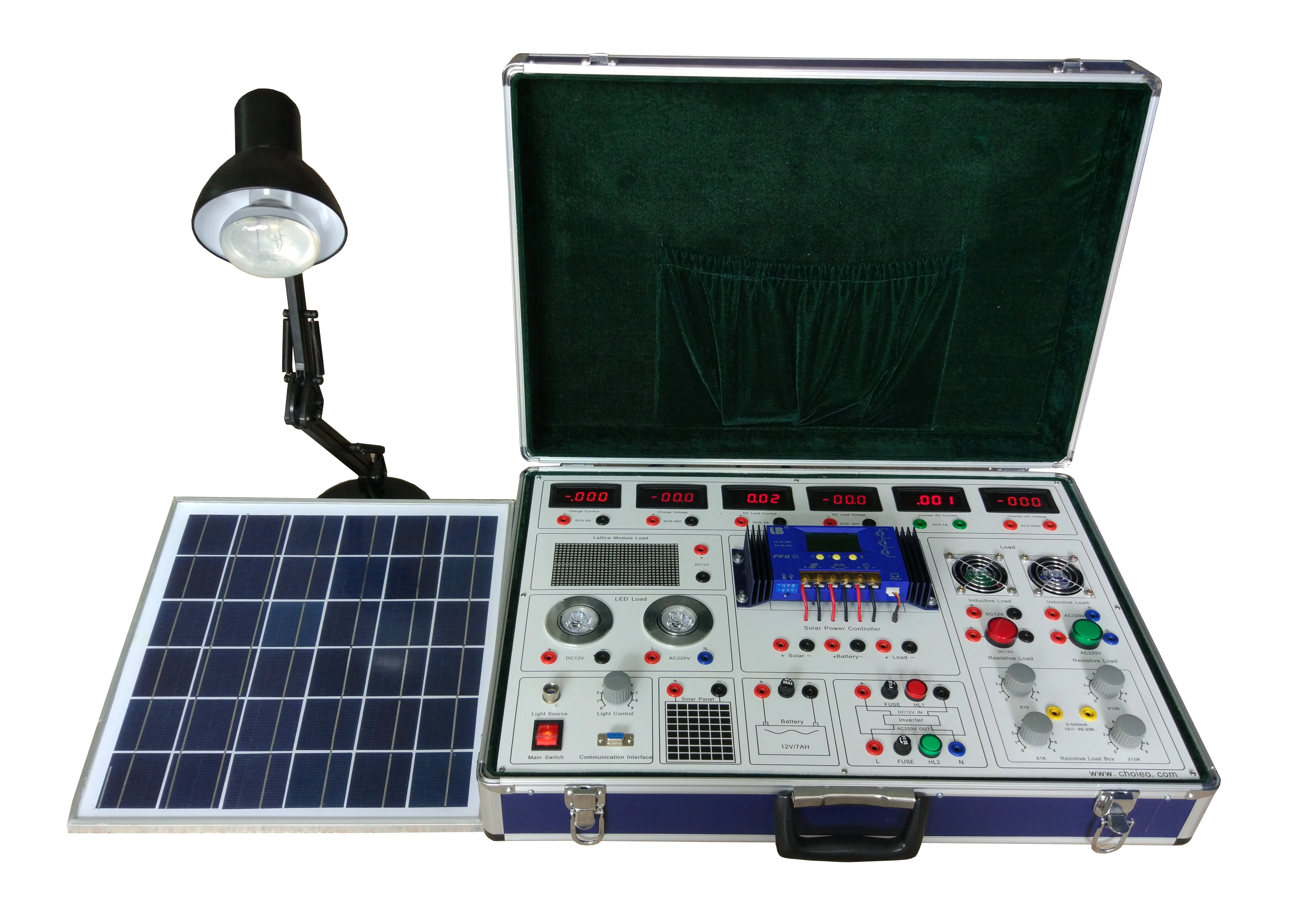 BR-W601 Solar Energy Metal Teaching Experiment Box Portable For Vocational School ISO9001 Certified 2-Year Warranty