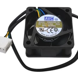 40mm Cooling Fan For AVC DS04020B12U 4020 40MM 4CM 40X40X20 DC 12V 0.25A for Jetson Nano, PWM Speed Adjustment Strong Air Cooler