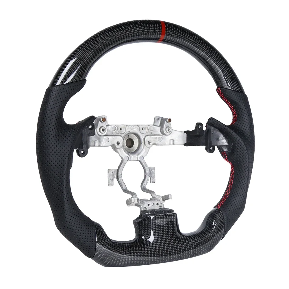 Real Carbon Fiber Steering Wheel Fit For Infiniti G37 G37X 2007-2013 Automotive Car Steering Wheel