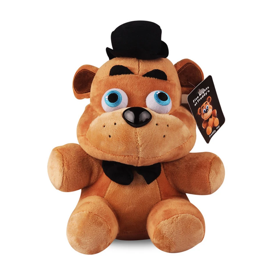 Brinquedos de pelúcia Five Night at Freddy\'s para crianças, bonecas de pelúcia fofas, boneca de jogo, urso bonito, brindes, 18 cm