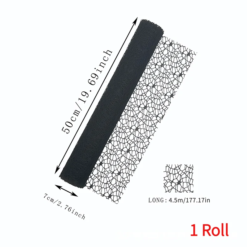 50cm*4.5m/Roll Flower Wrapping Mesh Paper Iregular Hollow Net Wrapper Floral Bouquet Paper Fresh Flower Florist Packaging Sheet.
