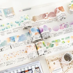 6packcs/12PCS A colorful poem series cute lovely decorative Adhesive paper masking washi tape