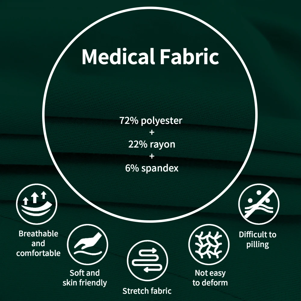 Vêtements de travail d'hôpital pour femmes et hommes, vêtements de travail cliniques, uniforme chirurgical de haute qualité, magasin d'animaux, costume de travail de pharmacie, ensemble d'uniforme médical