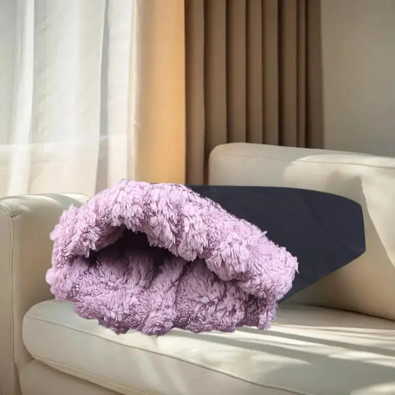 2 Set Sarung Tangan Kulit Musim Dingin untuk Sepeda Listrik - Penutup Pegangan PU yang Dipertebal, Tahan Angin & Hujan