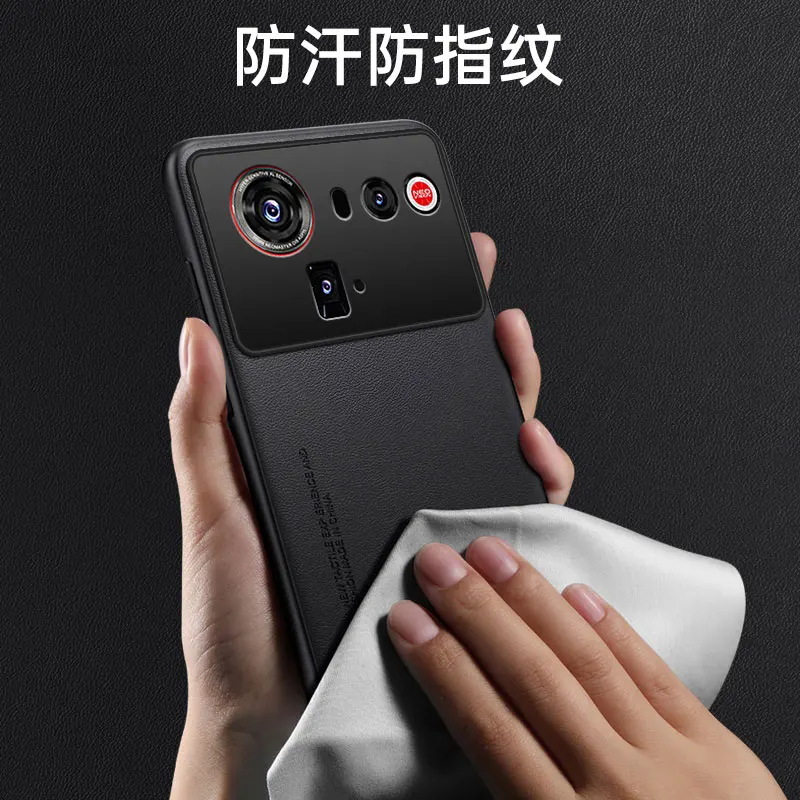 ل ZTE Nubia Z80 الترا حافظة عادي بولي Leather جلد سيليكون غطاء حماية بولي يوريثان ل Nubia Z80ultra للصدمات ماتي الصلب الوفير #4