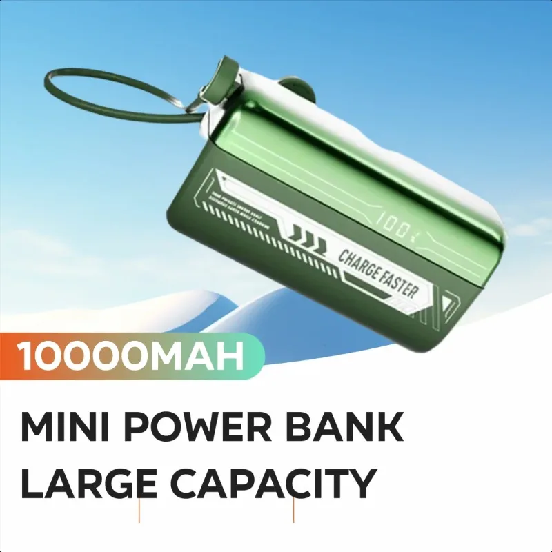 

Capsule 10000mAh Mini Power Bank Large Capacity