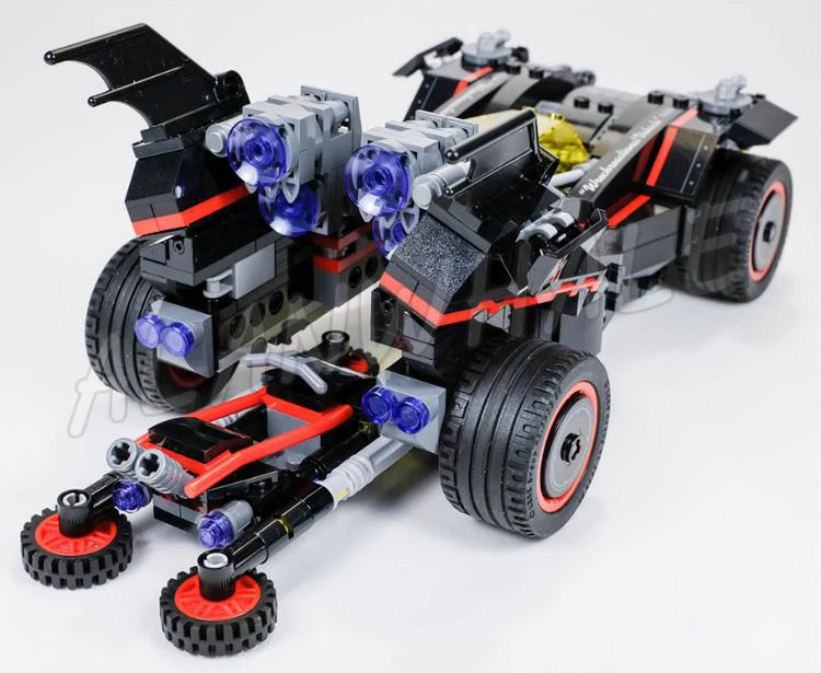 Super Fighter importer décennie ks Toy, 4 en 1, The UlOscar Batmobile, Batprecious BatOOBatcycle 1504, Compatible avec le modèle, 10740 Pcs