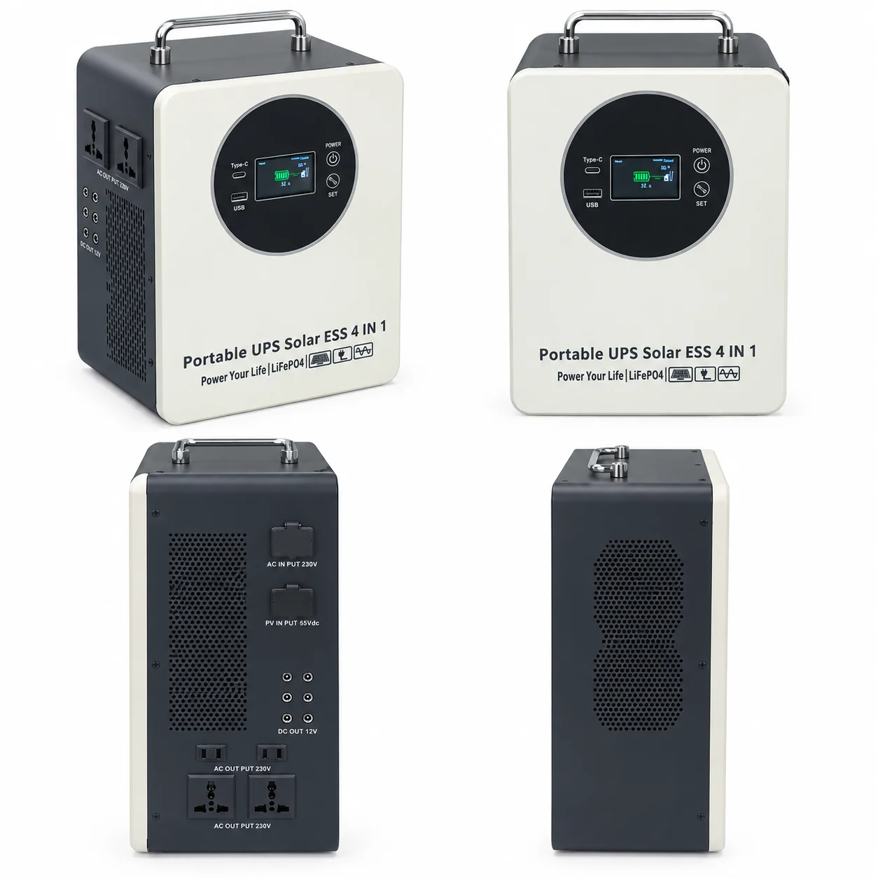 Système d'énergie solaire 1,2  - Portable Power Station 600W Ups avis et prix
