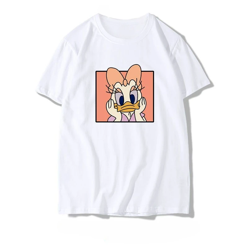 

Модная футболка унисекс с изображением Дональда Дака из мультфильма «Харадзюку»