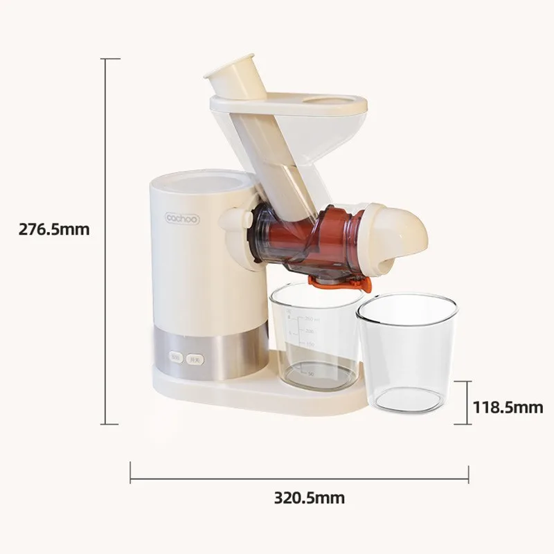 Соковыжималка холодного отжима, медленная соковыжималка, многофункциональная экстрактор для фруктов и овощей, автоматическая соковыжималка, соковыжималка для цитрусовых, портативный блендер