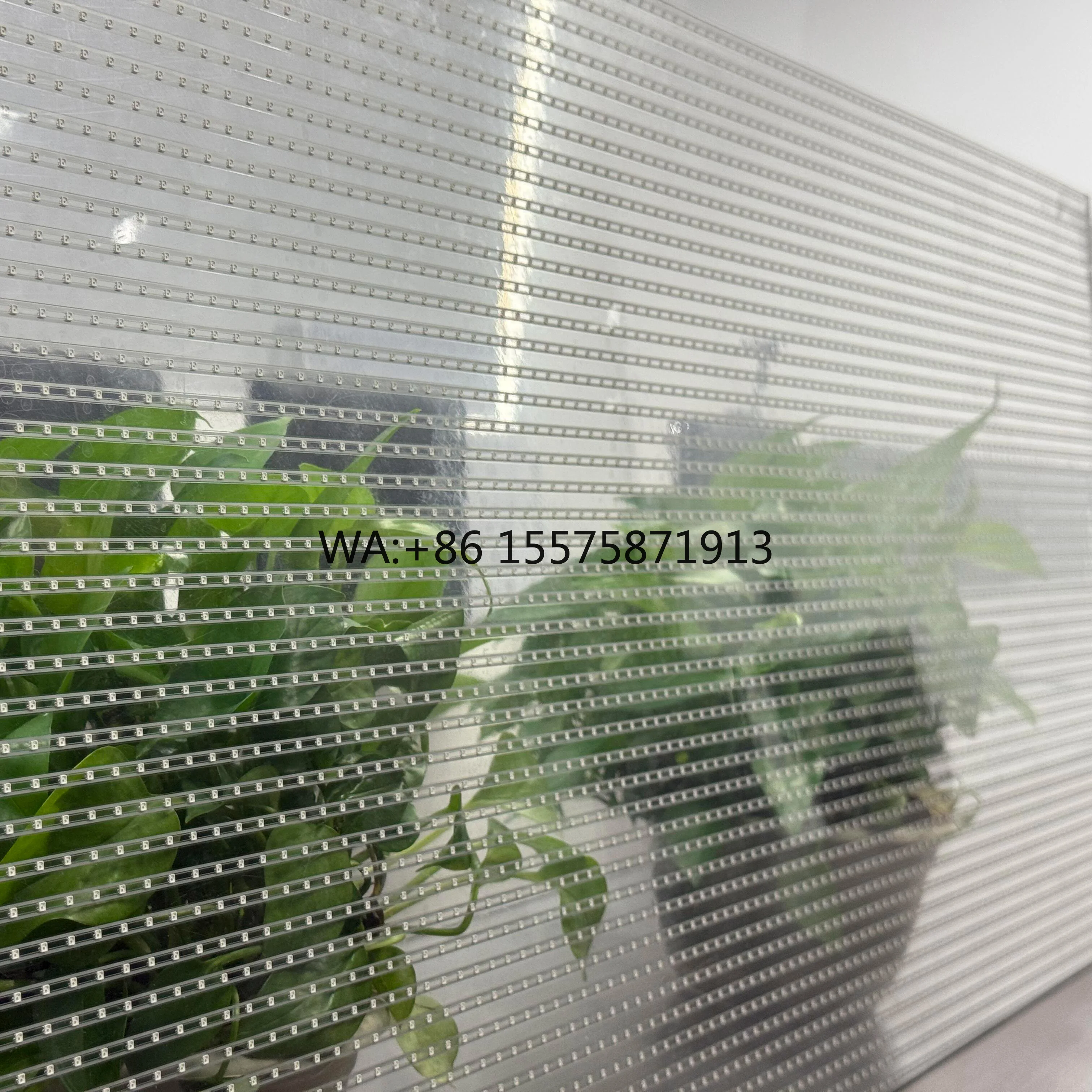 Customizable Manufacturer Direct Sale High Brightness Transparent Roll up Led Film Display Screen Hot Sale Led Film Display Scre