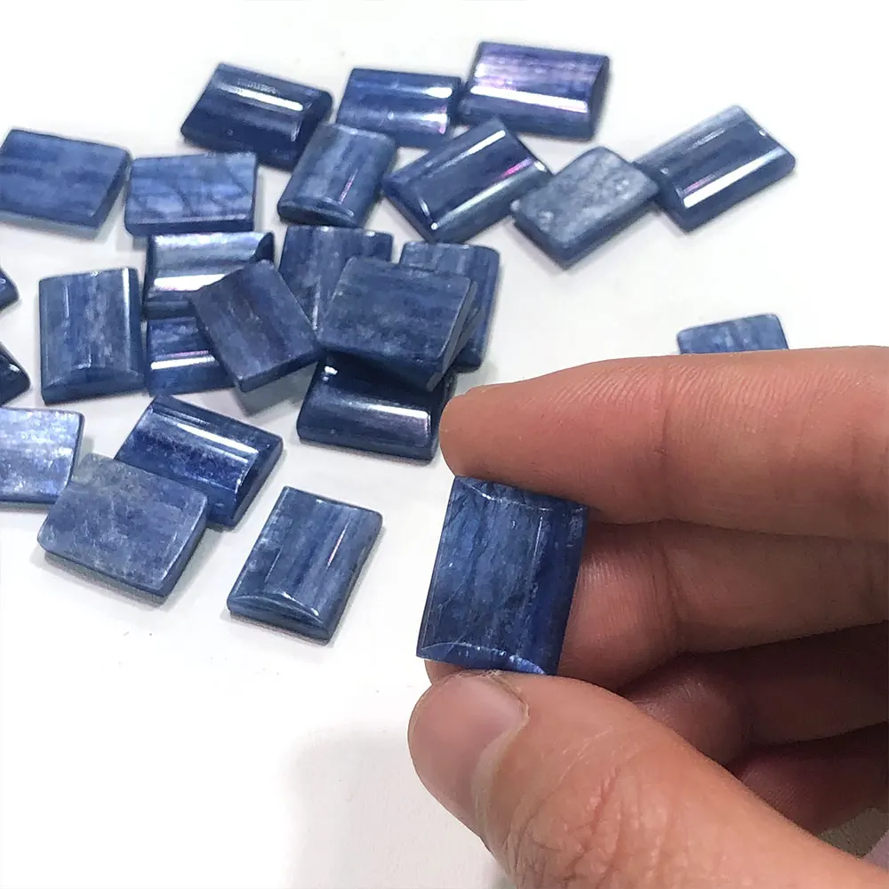 Natural Kyanite Crystals Rectangle for Pendant Quartz Crystal Healing Stone Gemstone Energy Reiki for Jewelry Making Home Decor