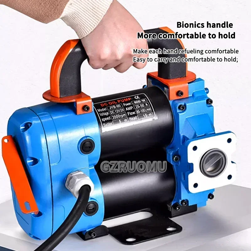 Electric Scavenge Suction Oil Transfer Pump 12V 24V 2L/min Motor Diesel Extractor for Cars Boats - 12V 24V Change Pump