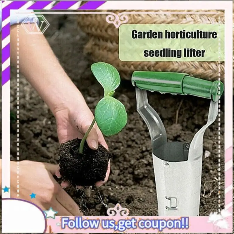 Premium Stainless Steel Seedling Transplanter Digging Pits Sowing Seedling Tools Planting Vegetable Gardening Hole Shovel