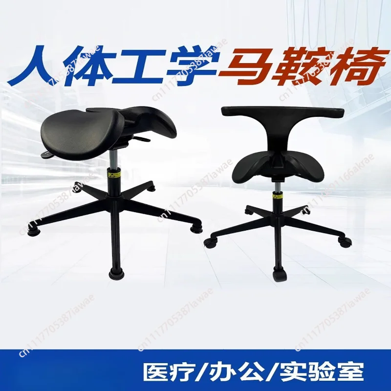 Ergonomic Saddle Chair, Dental Riding Chair, Lifting and Beauty Laboratory Chair