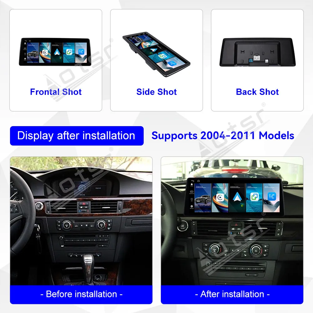 12,9-дюймовый автомобильный радиоприемник Linux CarPlay для BMW 3 серии E92 2004-2011 CIC CCC, мультимедийный плеер с сенсорным экраном, GPS-навигация, головное устройство DSP 12,9-дюймовый автомобильный радиоприемник Linux CarPlay для BMW 3 серии E92 2004-2011 CIC CCC, мультимедийный плеер с сенсорным экраном, GPS-навигация, головное устройство DSP