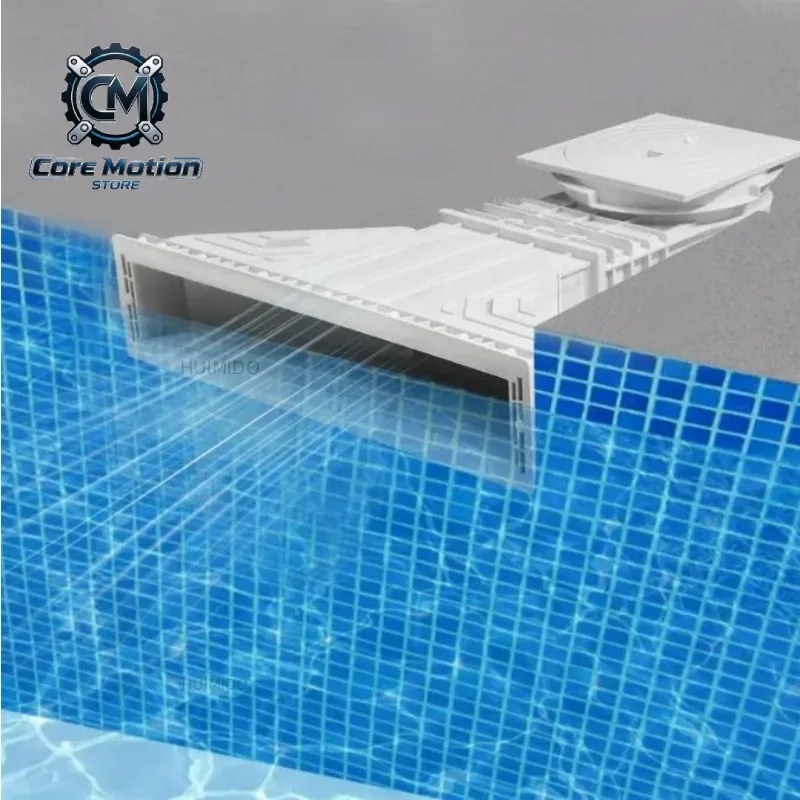 Surface Swimming Pool Slag Skimmer Wide Mouth Leaf Impurity Collector Swimming Pool Water Treatment Equipment