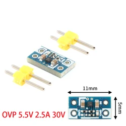 10pcs/1pc Over-Voltage Protection Module OVP 5.5V 2.5A 30V Power-protection Board Mini