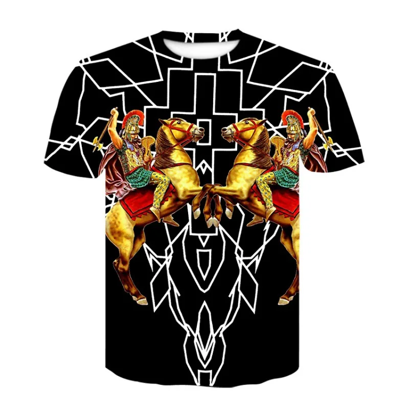 Herren Michael Jackson Dangerous Album 3D-Druck T-Shirt Pop-Musik-Star O-Ausschnitt Kurzarm Casual Streetwear Sommer T-Shirt – Detail 2