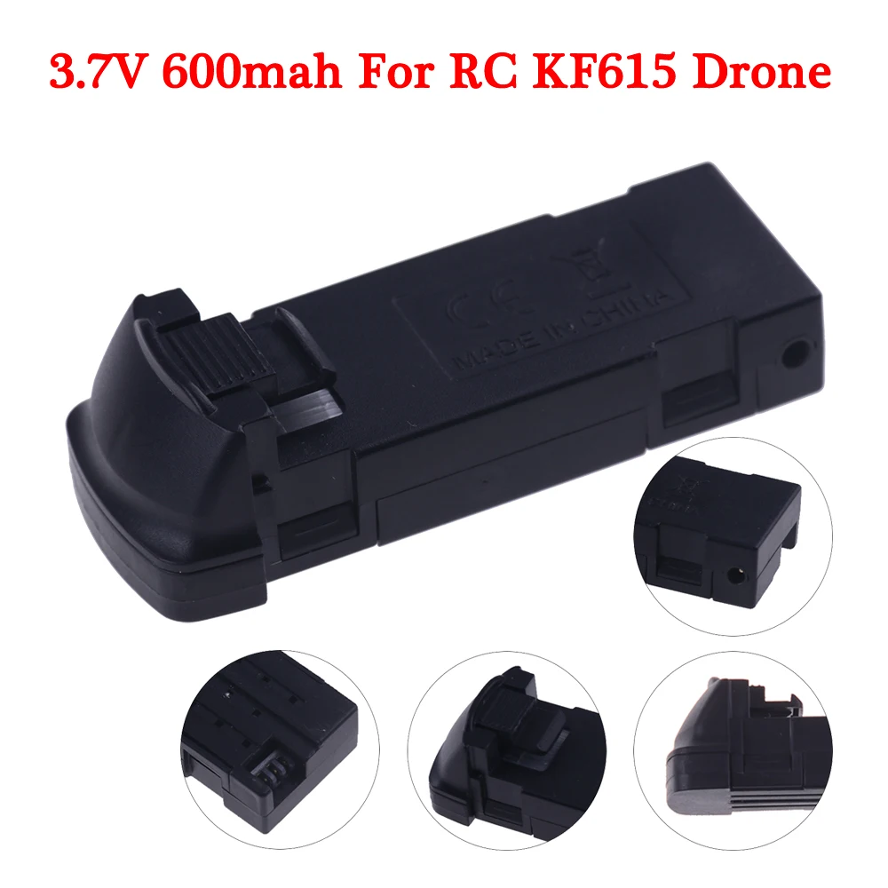 แบตเตอรี่โดรน KF615 3.7V 600mAh สำหรับ KF615แบตเตอรี่โดรนสี่ใบพัดอะไหล่แบตเตอรี่อุปกรณ์เสริมของแท้