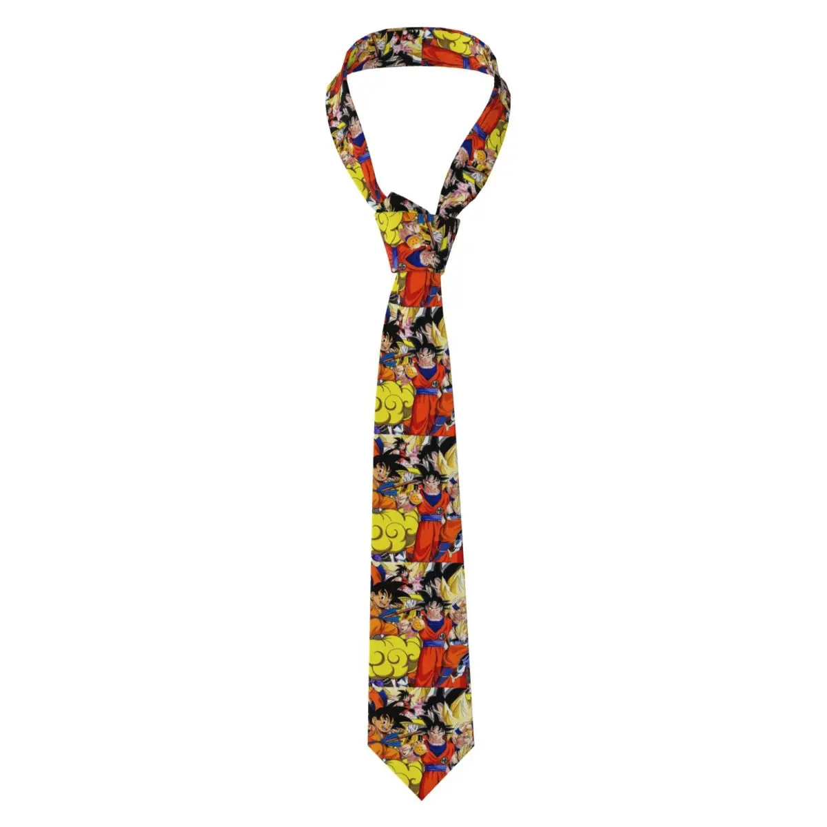 

Personalized Goku Cartoon Neck Tie Men Fashion Ultra Instinct Silk Wedding Neckties